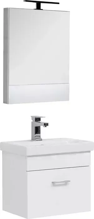 Мебель для ванной AQUANET Нота 50 Moduo Slim белая