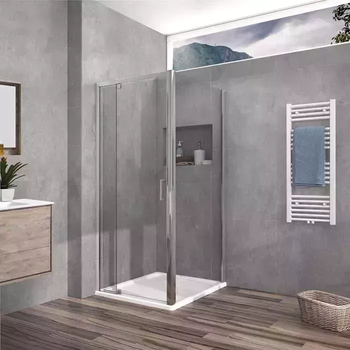 Душевой уголок Vincea Intra VSR-1I 100x80 с поддоном, прозрачный, хром