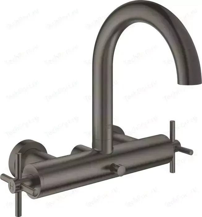 Смеситель для ванны Grohe Atrio Classic, темный графит матовый (25010AL3)