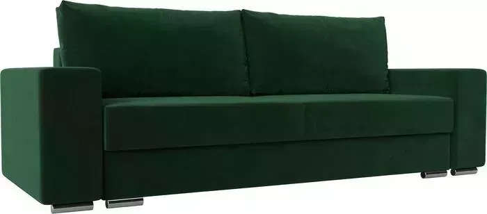 Диван Лига Диванов Дрезден велюр зеленый (112994)