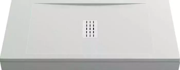 Душевой поддон Good Door Flow 100х80 с каркасом и экраном, белый