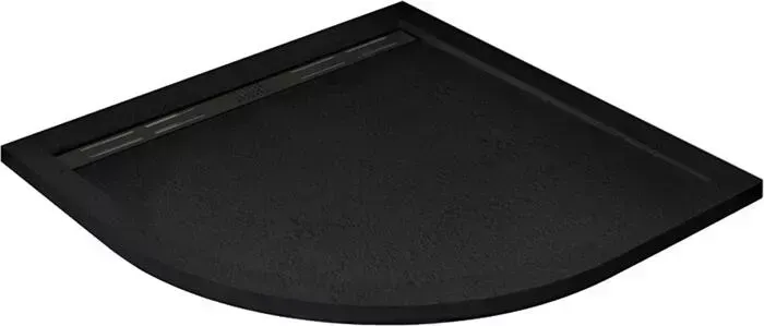 Душевой поддон CEZARES Tray AS-R 90х90 с сифоном, черный