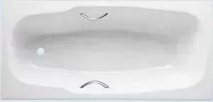 Стальная ванна BLB Atlantica 180x80 см с отверстиями для ручек (B80A handles)