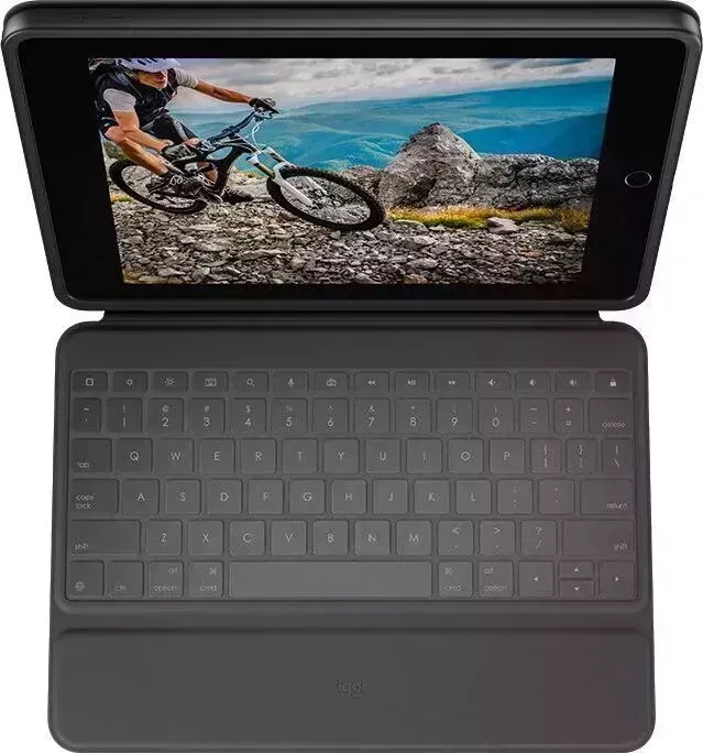 Клавиатура LOGITECH Rugged Folio - GRAPHITE - RUS - INTNL - OTHERS (920-009619)