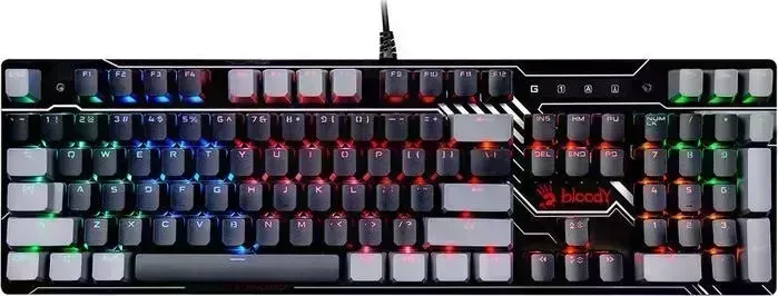 Клавиатура A4TECH Bloody B808N механическая черный/серый USB for gamer (B808N (RAVEN))