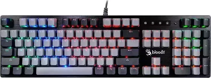 Клавиатура A4TECH Bloody B828N механическая черный/серый USB for gamer (B828N)