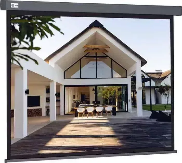 Экран для проектора CACTUS 206x274 см Wallscreen CS-PSW-206X274-SG 4:3 настенно-потолочный рулонный серый