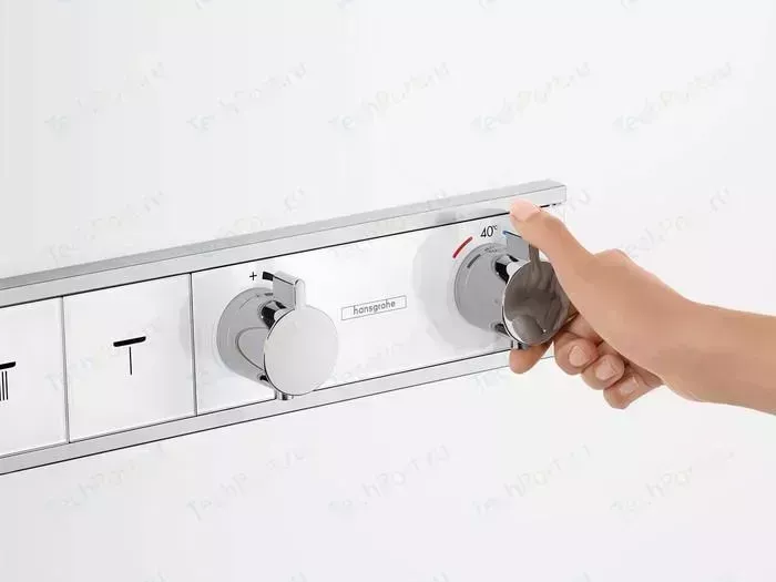 Термостат для ванны Hansgrohe RainSelect на четыре выхода, механизма 15312180, хром (15357000)