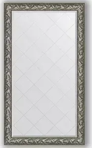 Зеркало Evoform с гравировкой Exclusive-G 99x173 см, в багетной раме - византия серебро 99 мм (BY 4415)