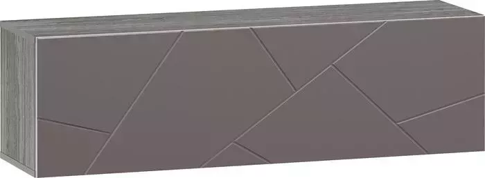 Шкаф верхний Сильва навесной (открывание вверх) НМ 014.21 Summit 10 26 софт графит (ПВХ) ясень анкор темный (KR)