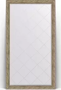 Зеркало Evoform с Exclusive-G Floor 110x200 см, в багетной раме - виньетка античное серебро 85 мм (BY 6353)