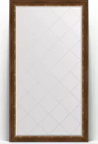 Зеркало Evoform с Exclusive-G Floor 111x201 см, в багетной раме - римская бронза 88 мм (BY 6359)