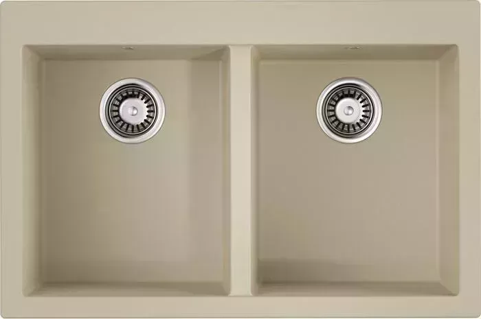 Мойка кухонная OMOIKIRI Bosen 80-2-BE ваниль (4993837)
