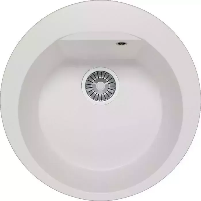 Мойка кухонная Polygran Atol 520 №36 белый хлопок (627451)