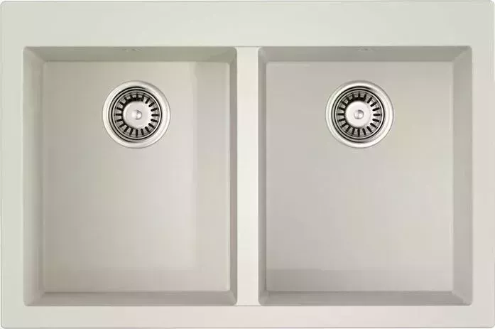 Мойка кухонная OMOIKIRI Bosen 80-2-WH белый (4993839)
