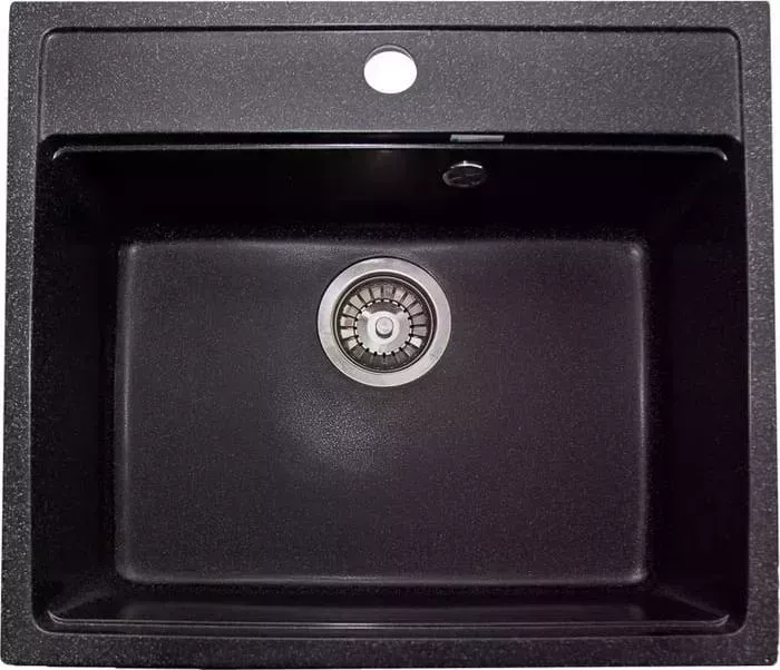 Мойка кухонная GranAlliance GA-21 черный 308 (GA-21-308)