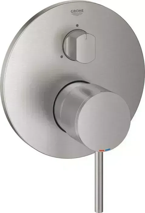 Смеситель для ванны Grohe Atrio встраиваемый, механизма 35600, суперсталь (24096DC3)