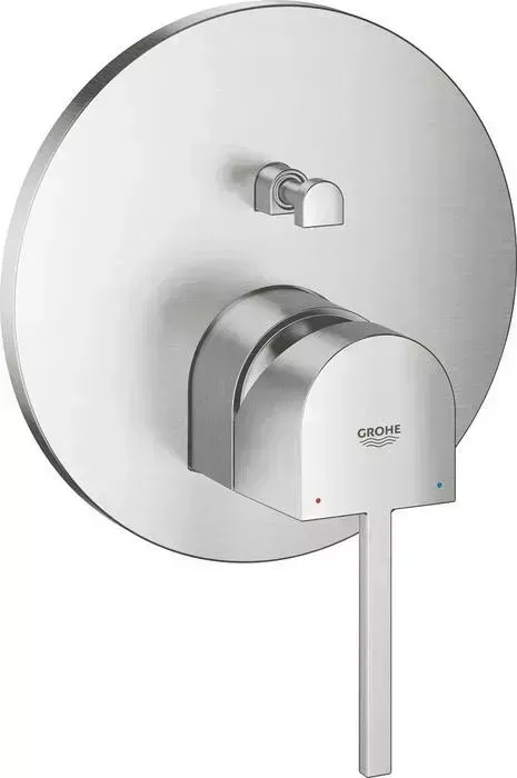 Смеситель для ванны Grohe Plus на 2 выхода, 35600000, суперсталь (24060DC3)