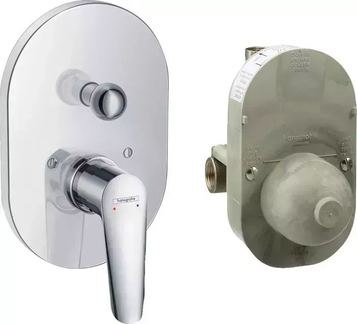 Смеситель для ванны Hansgrohe Logis E хром (71408000)