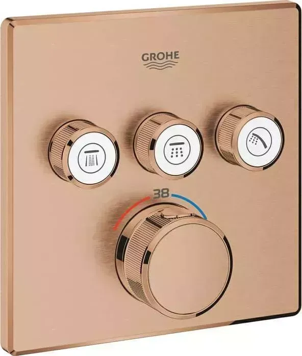 Термостат для ванны Grohe SmartControl встраиваемый, механизма 35600, теплый закат (29126DL0)