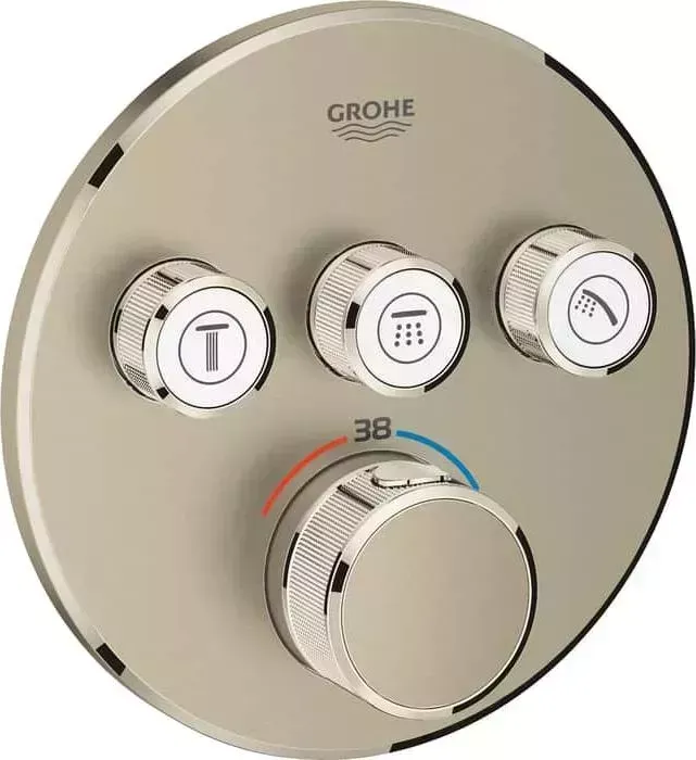 Термостат для ванны Grohe SmartControl накладная панель, 35600, никель матовый (29121EN0)