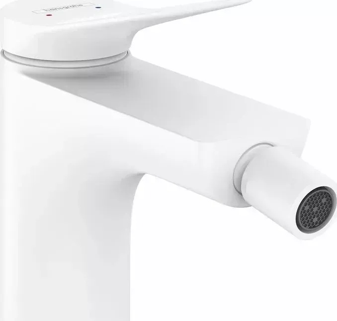 Смеситель для биде Hansgrohe Vivenis с донным клапаном, белый матовый (75200700)