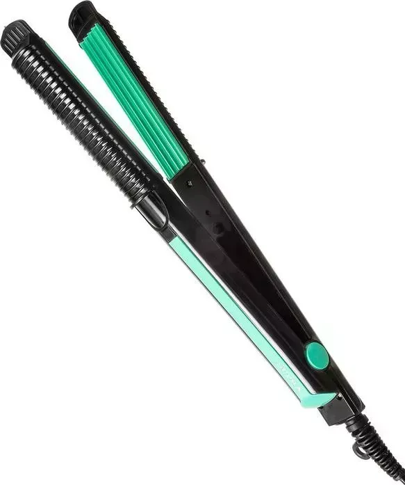 Выпрямитель для волос SUPRA Щипцы HSS-1230G черный/бирюзовый