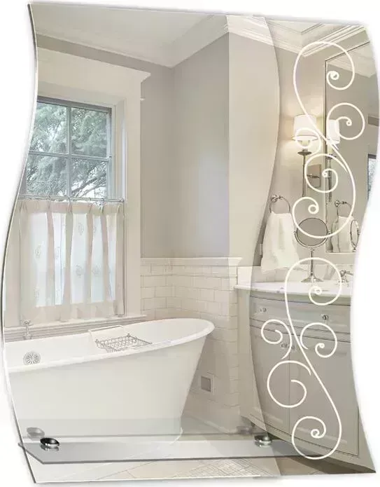 Зеркало Mixline Ажур 56х68 с полкой (548523)