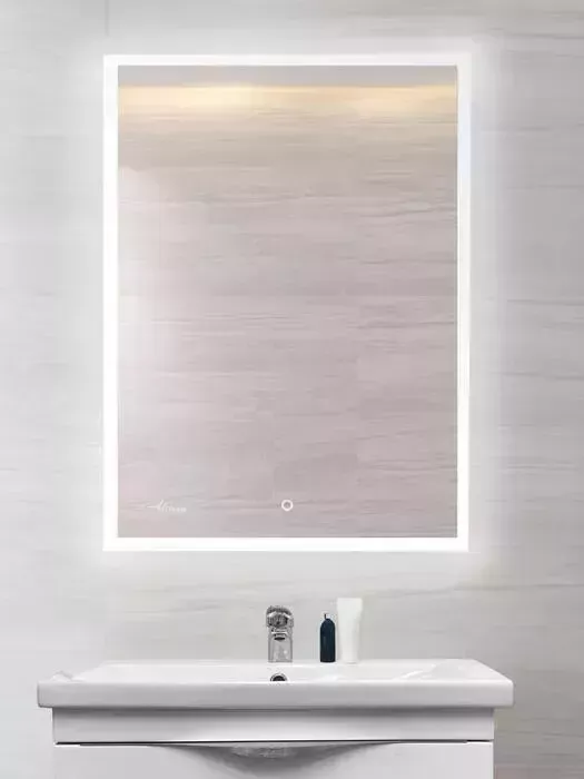 Зеркало Alcora Viento Led 60x80 сенсорный выключатель (ЗЛП217 Super Pack)
