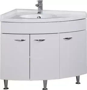 Тумба под раковину AQUANET Корнер 55х80 угл Close L (158824)