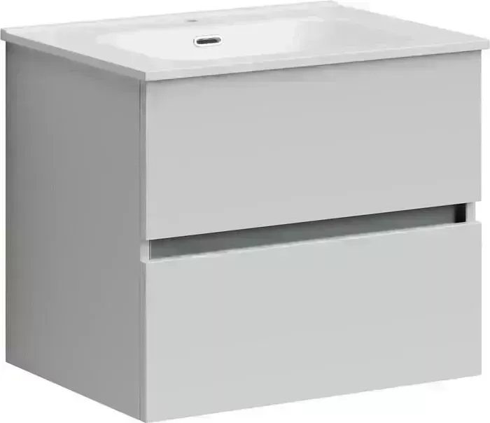 Тумба под раковину Sancos Urban 60 два ящика, белый глянец (UR60W)