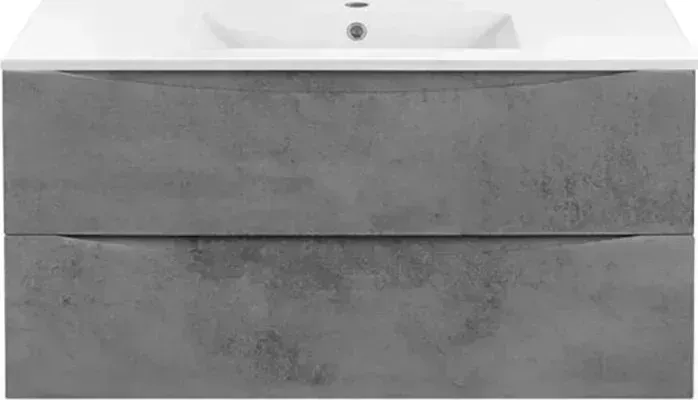 Тумба с раковиной Vincea с Mia 100х46 Beton (VMC-2MC100BT, VBS-13100)