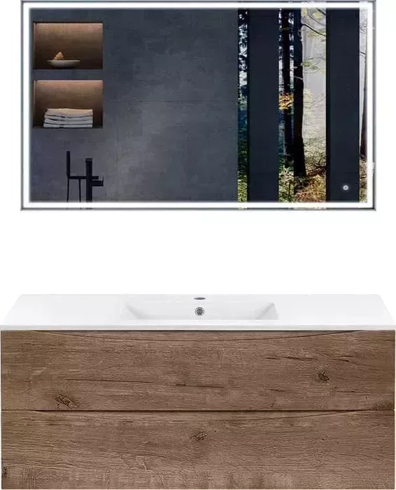 Мебель для ванной Vincea Mia 120х46 V.Oak
