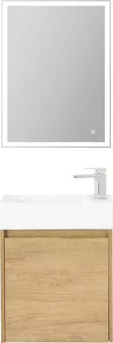 Мебель для ванной BELBANGO Kraft Mini 50 правая, Rovere Nebrasca Nature