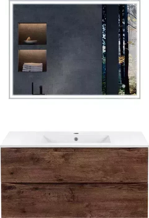 Мебель для ванной Vincea Mia 100х46 R.Wood