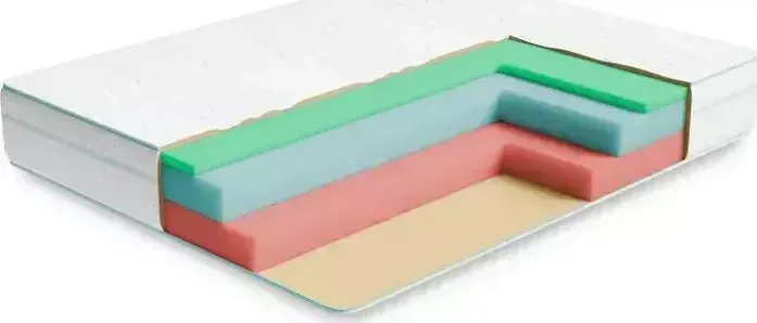 Матрас НИКА Гранат в чехле Кулер в скрутке 120x200