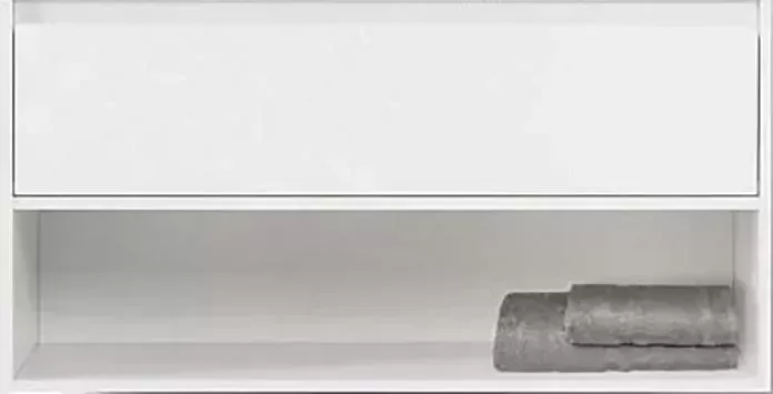 Тумба с раковиной BELBANGO с Kraft 100 один ящик, Bianco Opaco (KRAFT-1000-1C-SO-BO, BB1000ETL)