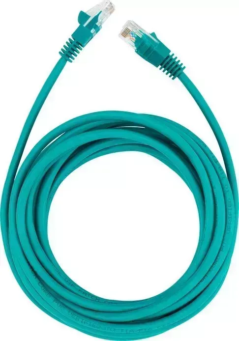 Кабель Патч-корд Buro UTP 4 пары cat5E CCA molded 5м зеленый RJ-45 (m)-RJ-45 (m)