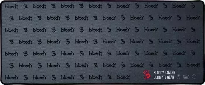 Коврик для мыши A4TECH Bloody BP-30L Большой черный 750x300x3 мм