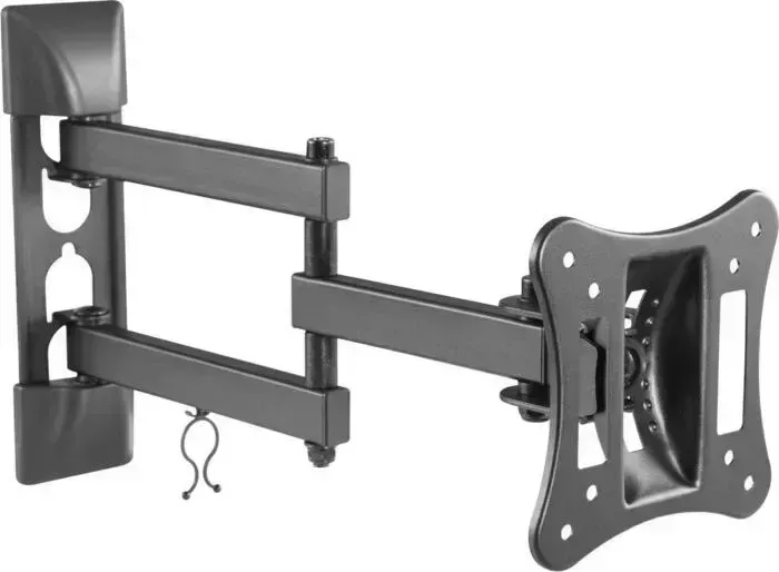Кронштейн для телевизора ULTRAMOUNTS UM 895 черный 13"-27" макс.15кг настенный поворотно-выдвижной и наклонный