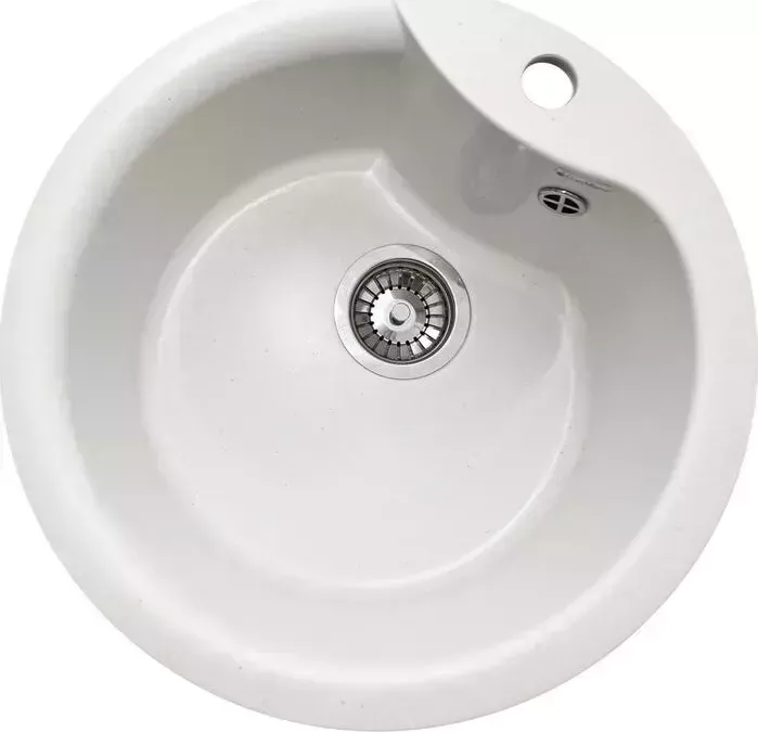 Мойка кухонная GranAlliance GA-12 белый 331 (GA-12-331)