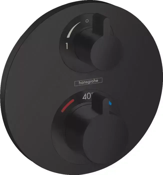 Термостат для ванны Hansgrohe Ecostat S черный матовый (15758670)
