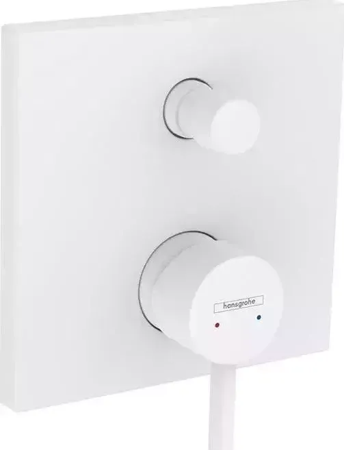 Смеситель для ванны Hansgrohe Finoris с механизмом, белый матовый (76415700, 1800180)