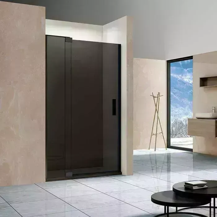 Душевая дверь Vincea Extra 90-100х200 тонированная, черный (VDP-1E9010CGB)