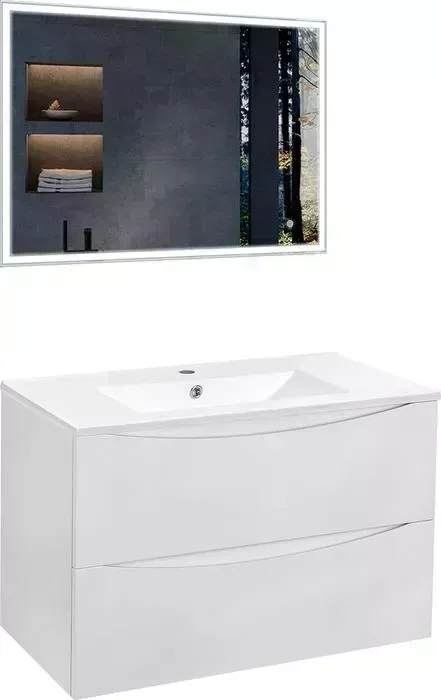 Мебель для ванной Vincea Mia 80х46 G.White