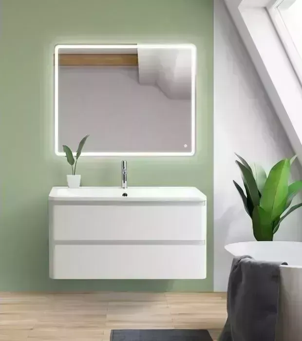 Мебель для ванной BELBANGO Albano 120 подвесная, Bianco Lucido