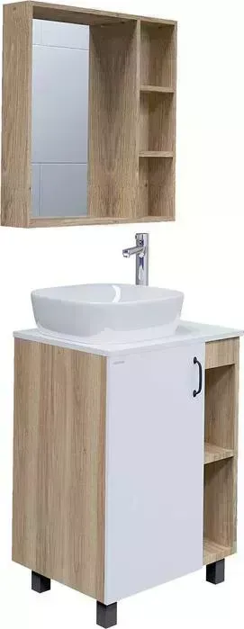 Мебель для ванной GROSSMAN Флай 70х46 GR-3019, белый/дуб сонома