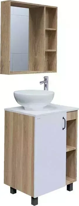 Мебель для ванной GROSSMAN Флай 70х46 GR-3014, белый/дуб сонома