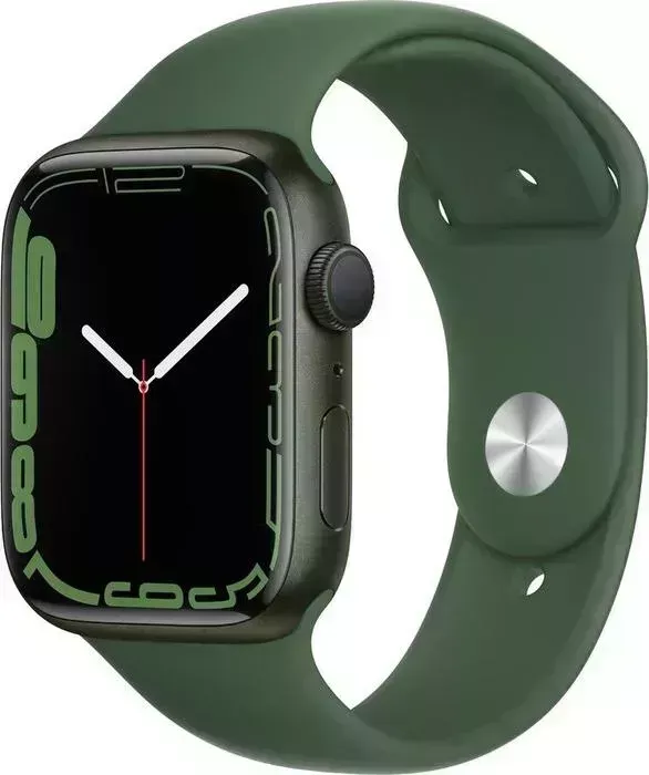 Смарт-часы APPLE Watch Series 7 A2474 45мм O LTPO зеленый (MKN73LL/A)