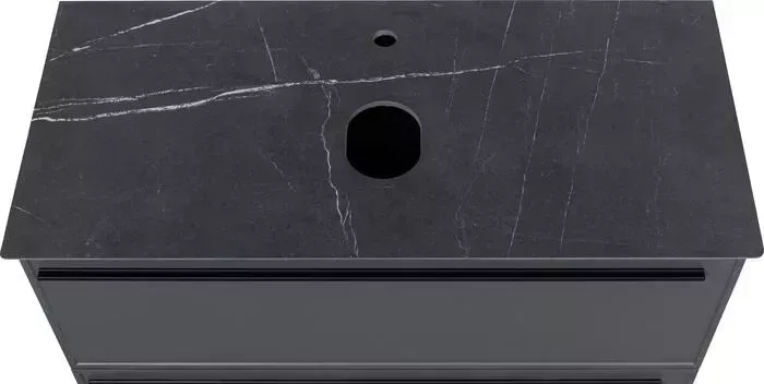Столешница La Fenice Granite Black Olive Light Lappato 80 черная (FNC-03-VS03-80)